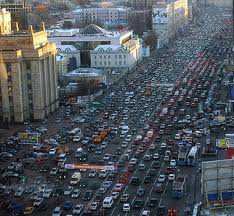 Москву парализовали пробки длиной равной расстоянию от столицы РФ до Мадрида