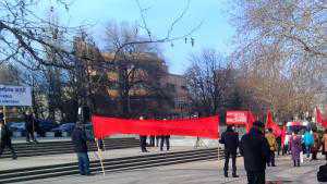 Крымские коммунисты митингуют против возмутительной пенсионной реформы