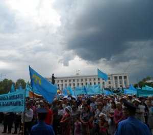 В Столице Крыма прошёл митинг к годовщине депортации крымских татар