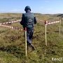 В трёх селах под Керчью уничтожали боеприпасы