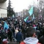 Митингующие у стен парламента Крыма начали расходиться