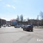 В центре Керчи из-за урагана не работает светофор