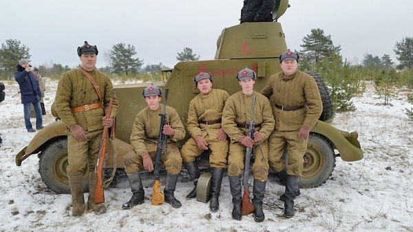 Зимняя Война. Комсомольцы приняли участие в военно-исторической реконструкции советско-финской войны