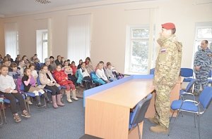 Симферопольские школьники побывали в гостях у спецподразделения «Беркут»