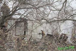 В Керчи сгорел четырехквартирный дом