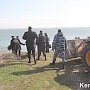 В Керчи снесли забор, перекрывающий проход к морю