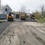 В Старом городе Симферополя начали класть асфальт