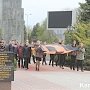 В Керчи прошла акция «Георгиевская ленточка»