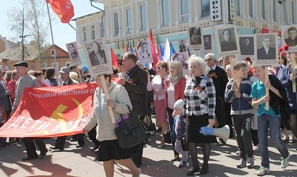 Ивановская область. Праздник Победы прошёл в Кинешме