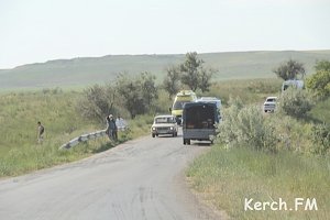 Под Керчью водитель «Копейки» не справился с управлением и вылетел с дороги