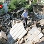 В Керчи обрушилась лестница на гору Митридат