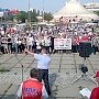 Жители Тольятти вышли на массовый митинг в связи с ситуацией на АвтоВАЗе