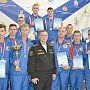 Сборная севастопольского Нахимовского училища стала первым чемпионом ВМФ России по водному поло