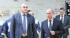 Путин запустил энергомост из Кубани в Крым