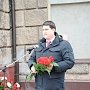 Секретарь Тульского обкома КПРФ Алексей Лебедев выступил на открытии мемориальной доски выдающемуся конструктору-оружейнику А.Г. Шипунову