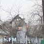 В Керчи горел частный дом