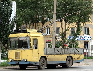 Керченские монархисты «вызволили» императора Петра из троллейбусного гаража