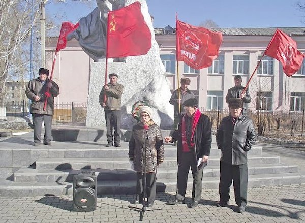 Амурская область. В Белогорске состоялся митинг КПРФ в день памяти 312 борцов, павших в боях за власть Советов