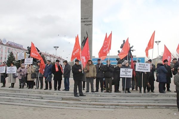 На Брянщине продолжаются протестные акции против ухудшения социально- экономического положения жителей области