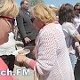 В Керчи на Митридате керчан кормили «полевой кухней»