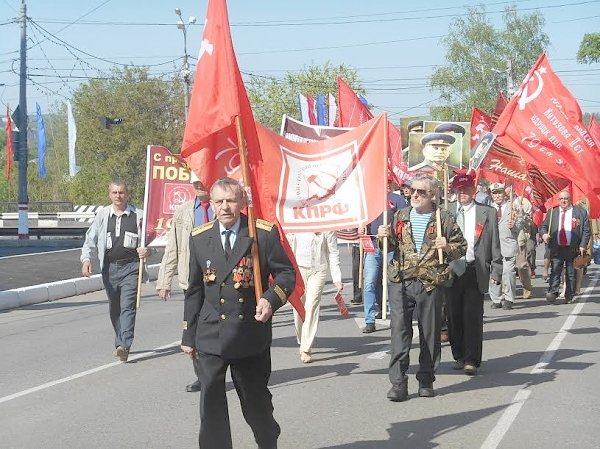 Республика Мордовия. Демонстрация 9 мая 2016 года в Саранске