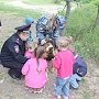 Севастопольские полицейские организовали для школьников показательные выступления служебных собак