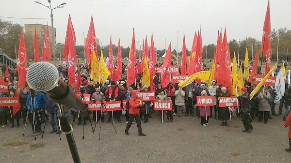 Красноярский край. Позор фальсификаторам! В.Толоконский, С.Пономаренко, К.Бочаров должны уйти в отставку!