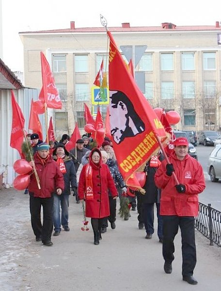 Праздник Великого Октября в Магадане