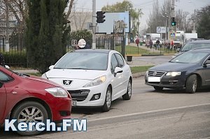 В Керчи на Кирова столкнулись четыре автомобиля