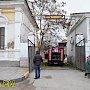 В Керчи загорелось кафе на Набережной