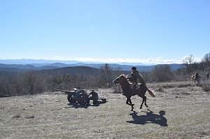 Крымские реконструкторы воссоздали Бешуйское сражение под Симферополем