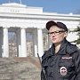 «Выполняя свою работу, я ощущаю ответственность за порядок в родном городе», - говорит заместитель начальника ООООП УМВД России по г. Севастополю Татьяна Маковчук