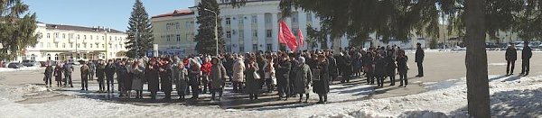 "Красная весна" в Самарской области. Митинг КПРФ в Жигулевске