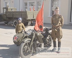 Поезд Победы прибыл в Феодосию