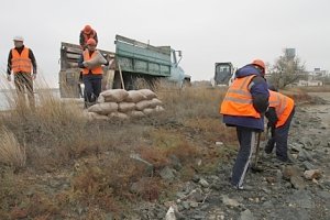 На Сакском озере провели ликвидацию условной аварии