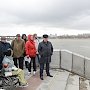 Новосибирск. Мэр-коммунист Анатолий Локоть принял участие в открытии Михайловской набережной