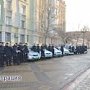 В центре Керчи собралась полиция, охрана и народное ополчение