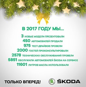 Дилерский центр SKODA «БЛИК-АВТО» подвел итоги работы в 2017 году