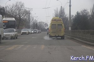 В Керчи стерлись пешеходные переходы в центре города