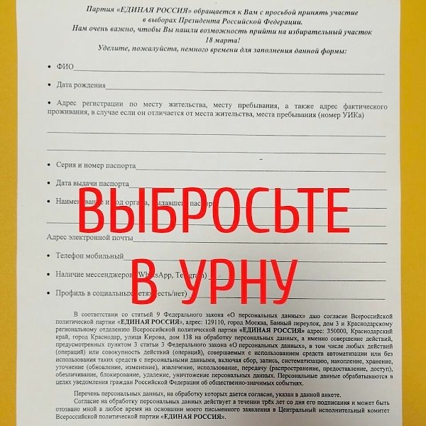 Медвежью услугу оказали единороссы Кубани кандидату Путину на выборах президента