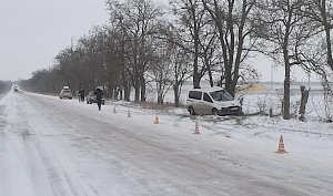 МВД Крыма обнародовало видео с места ДТП в Красногвардейском районе