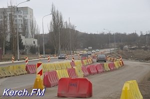 На закрытом участке дороги на Вернем Солнечном сделали «карман»