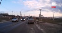 В Керчи утром на «Нижнем Солнечном» произошла авария