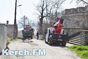 В Керчи в районе Митридата реконструируют электросети