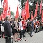 Республика Крым. В столице Крыма прошёл митинг в честь 73-й годовщины Великой Победы Советского народа над фашистскими захватчиками