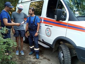 Крымские спасатели оказали помощь туристы в горах