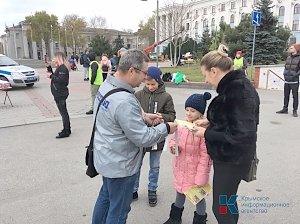 Акция «НОЛЬ ДТП – НАША ЦЕЛЬ» прошла в центре Симферополя