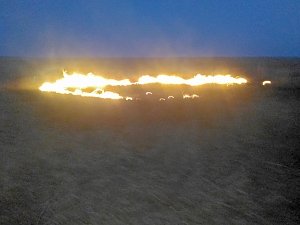 Пожарные ликвидировали пожар в Симферопольском районе