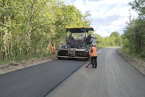 Ремонт дороги Белогорск – Приветное завершат досрочно