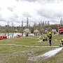 В Крыму во второй день командно-штабных учений ликвидированы последствия условного наводнения